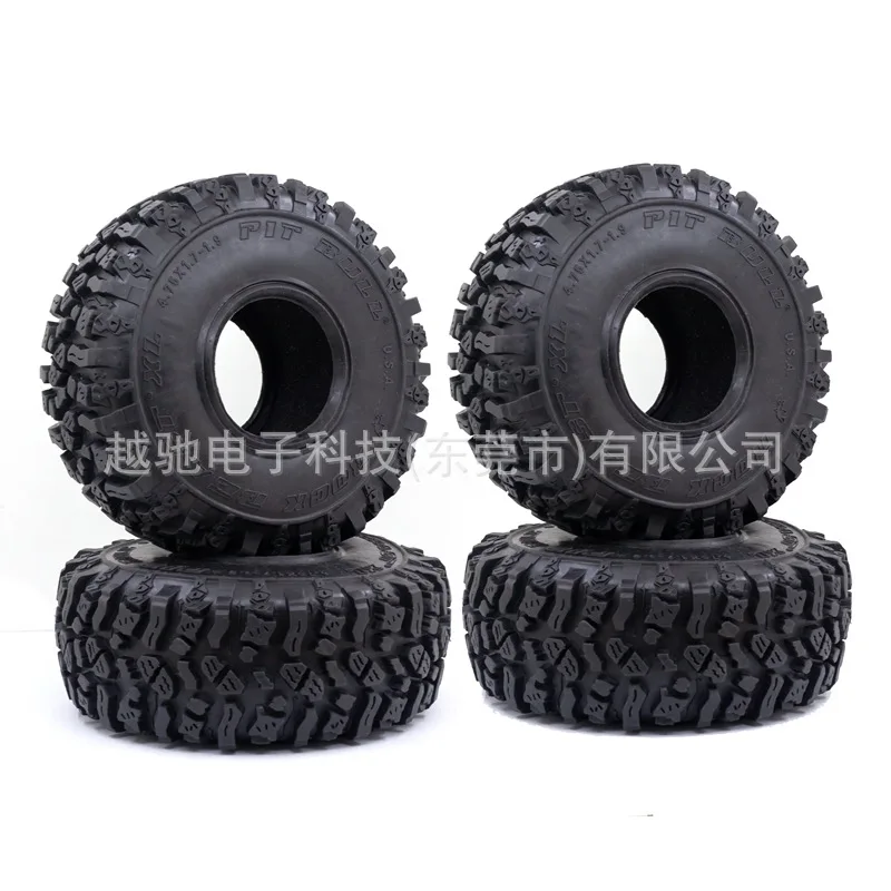 

2.2 inch simulation climbing car dog tire 120mm rock tire skin SCX10 TRX-4 RGT Wrangler