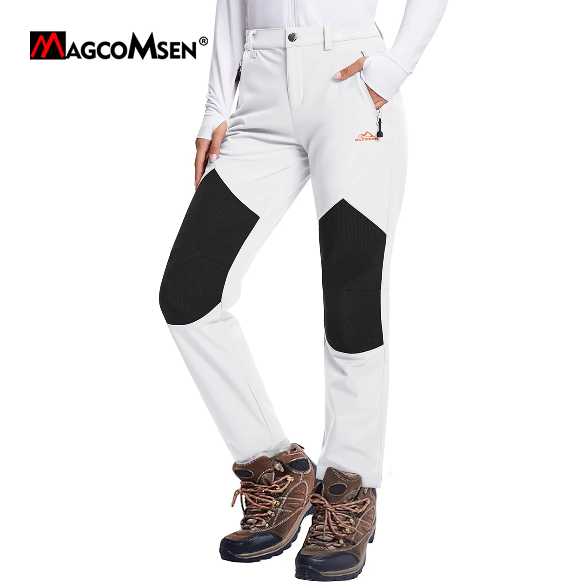 Женские Походные Брюки MAGCOMSEN На Флисовой Подкладке Водонепроницаемые