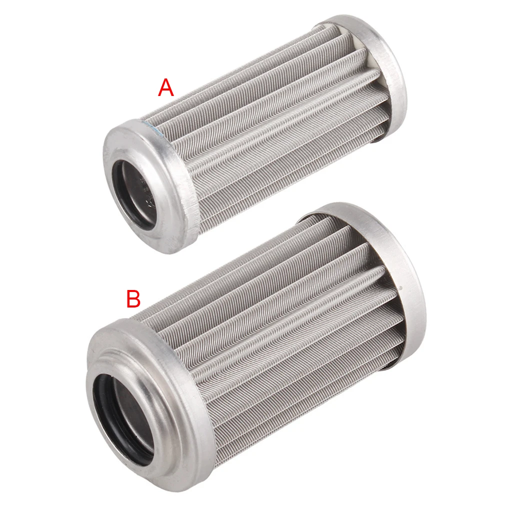 

Car Fuel Filter Universal Vehicle Inline Mesh Oil Filtration Removable Household Replacement Spare Accessory Suit 44mm