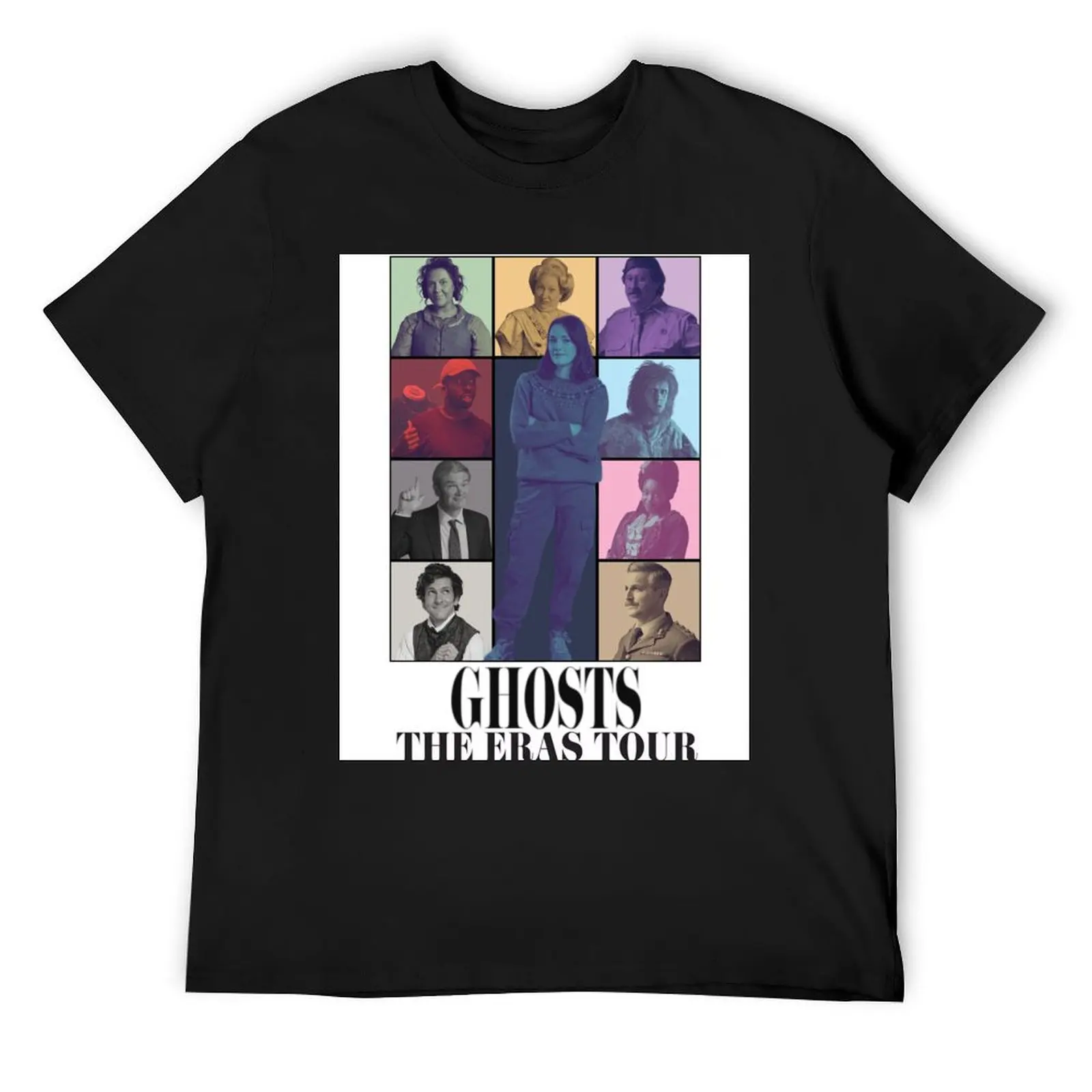 Футболка с плакатом BBC Ghosts Tour летняя футболка на заказ винтажные мужские футболки