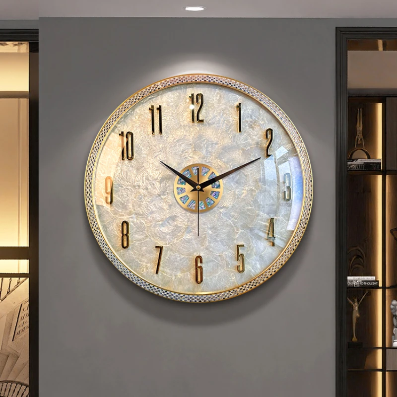 Настенные часы с аккумуляторным механизмом роскошные атмосферные Подвесные для