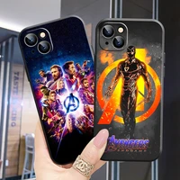 marvel the avengers iron man phone case for apple iphone 13 12 11 pro 12 13 mini x xr xs max se 6 6s 7 8 plus funda soft