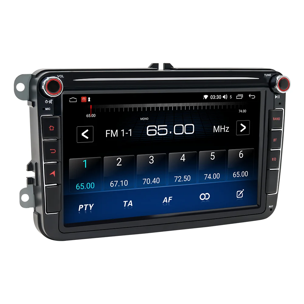 Фото Автомагнитола BQCC 8 дюймов с Android, IPS-экраном для Volkswagen Golf 5 6 Polo Passat B6 B7 CC Skoda Jetta, мультимедиа, Carplay, 4G, Wi-Fi, GPS №5
