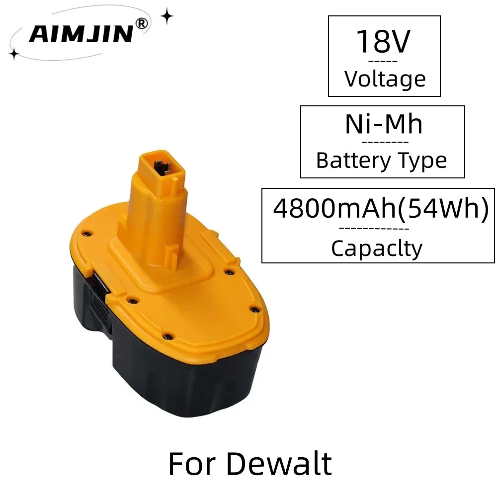 Новый Ni-MH электроинструмент 18 В 9800 мАч для Dewalt DC9096 DE9039 DE9095 DW9098 DE9503 DW9096 сменный