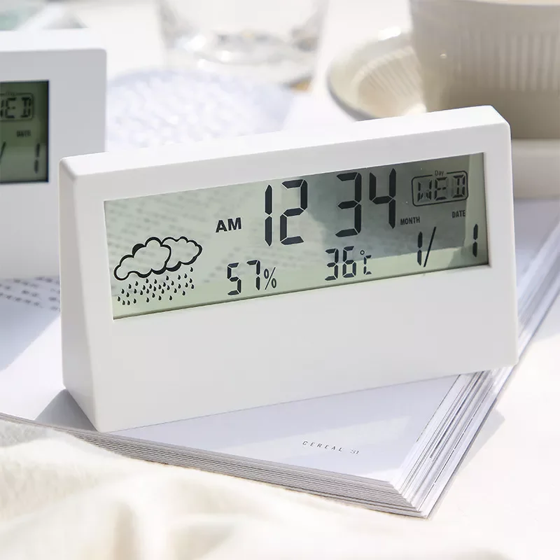 

Hot Sale LED Digital Alarm Clock Backlight Snooze Mute Calendar Desktop Electronic Table Clocks Simple Desktop Clock