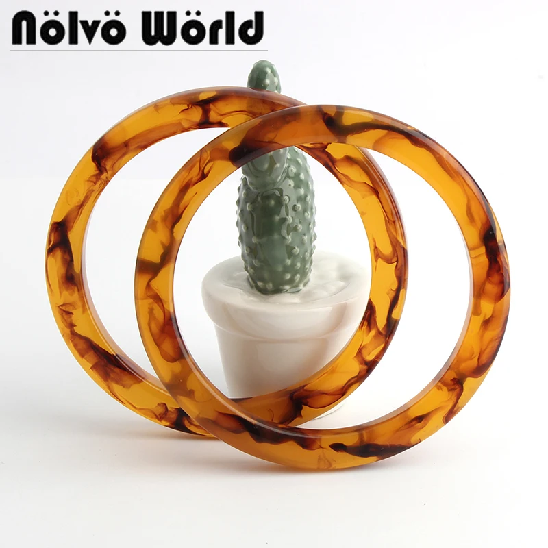 

2-10-20 pieces,12 Colors Wholesale Retail Resin Bag Parts Luxury Handcrafted Replace Resin Bag Handle