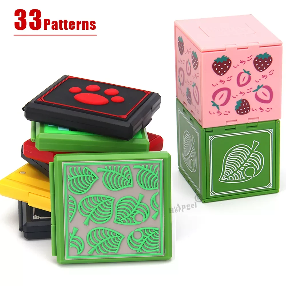 

colors 12in1 For NS Game Card Case Storage Box For Nintend Switch Game Memory SD Card Holder Carry Cartridge Box