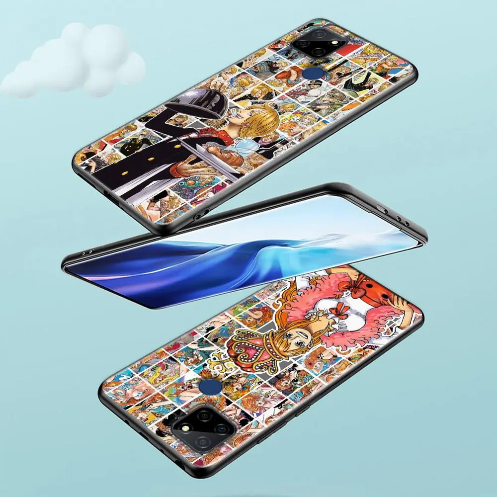 phone case for oppo a3s a5s a9 a15 a31 a63 a54 a52 find x2 reno 3 4 5 6 pro 5g silicone back cover anime one piece luffy free global shipping