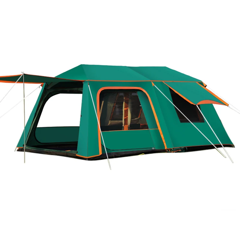 

New China Wholesale Rain,proof Tourist 6-8 Person Dome Tent Tente De Big Camping Living Resort Big Family Outdoor Tent/