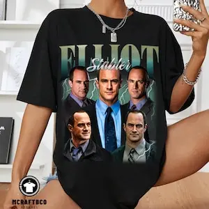 Футболка RETRO ELLIOT STABLER рубашка Christopher Meloni толстовка Elliot Stabler Law And Order Svu 90-х Olivia