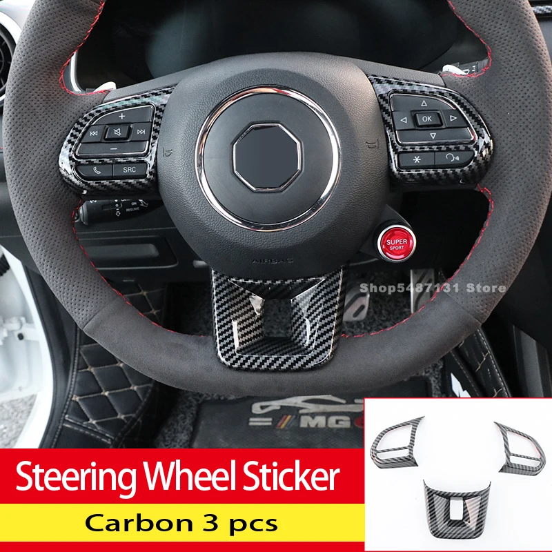 

Отделка рулевого колеса автомобиля, круглая Обложка с блестками, кольцо, декоративная наклейка для MG 5 MG5 MG 6 MG6 Pro, аксессуары 2017 - 2023