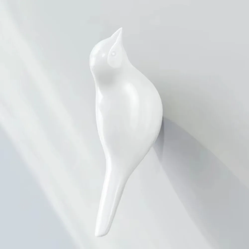 

3D настенный крючок с птицами из полирезина
