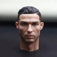 16 ronaldo head carving model calm version fit 12 action figure body in stock