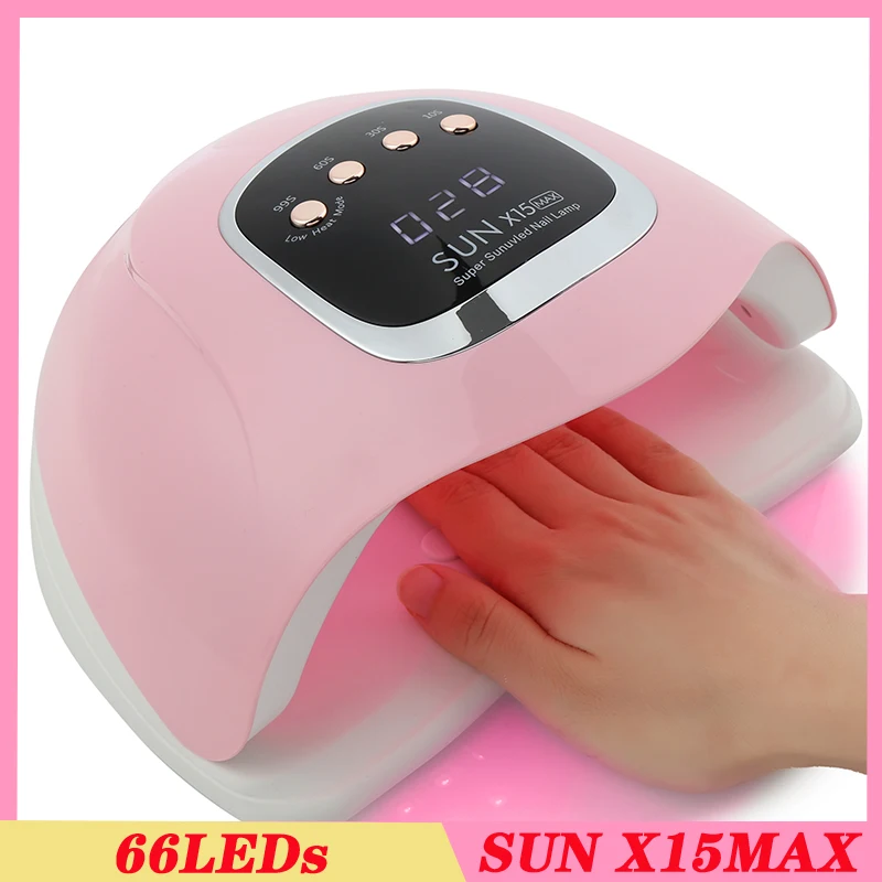 280W SUN X15/X12/X11/X10MAX LED UV Lamp dryer machine 66Pcs Sun Series High Power Dryer Gel Home Manicure Machine Nail Tools