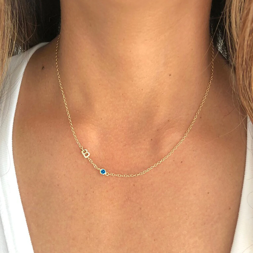 EManco подвеска из нержавеющей стали с буквенным именем ожерелье 26 букв пэчворк