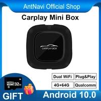 carplay ai box android 10 464gb car play wireless android auto streaming box netflix gps for audi volkswagen toyota kia mazda