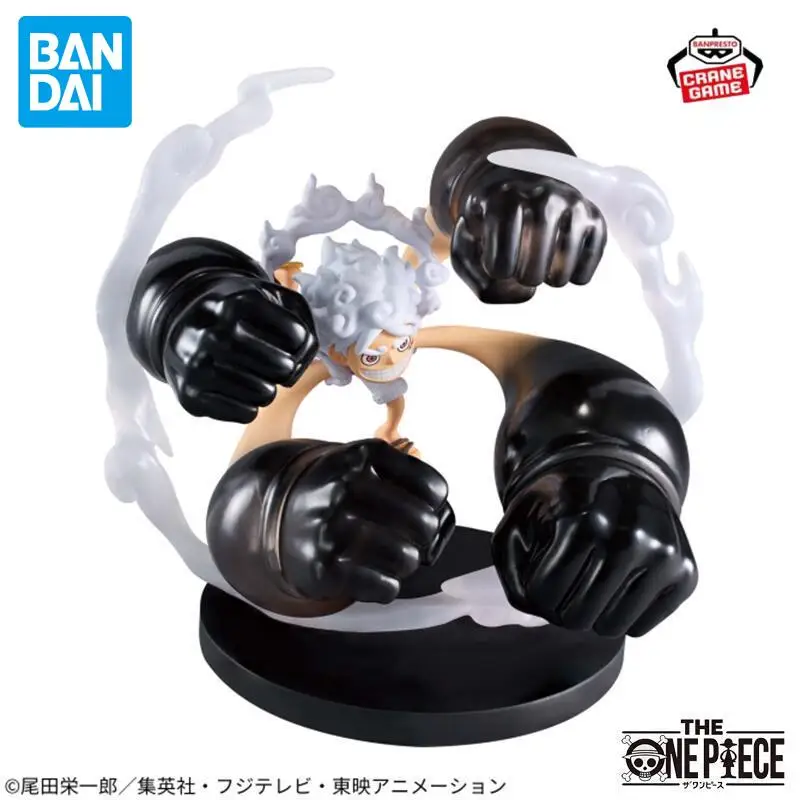 Фото Оригинальная фигурка Bandai Banpresto ONE PIECE WCF Nika Luffy Gear 5 White Gun Barrage, специальная коллекционная фигурка, аниме-фигурка, кукла, игрушка, подарок №2