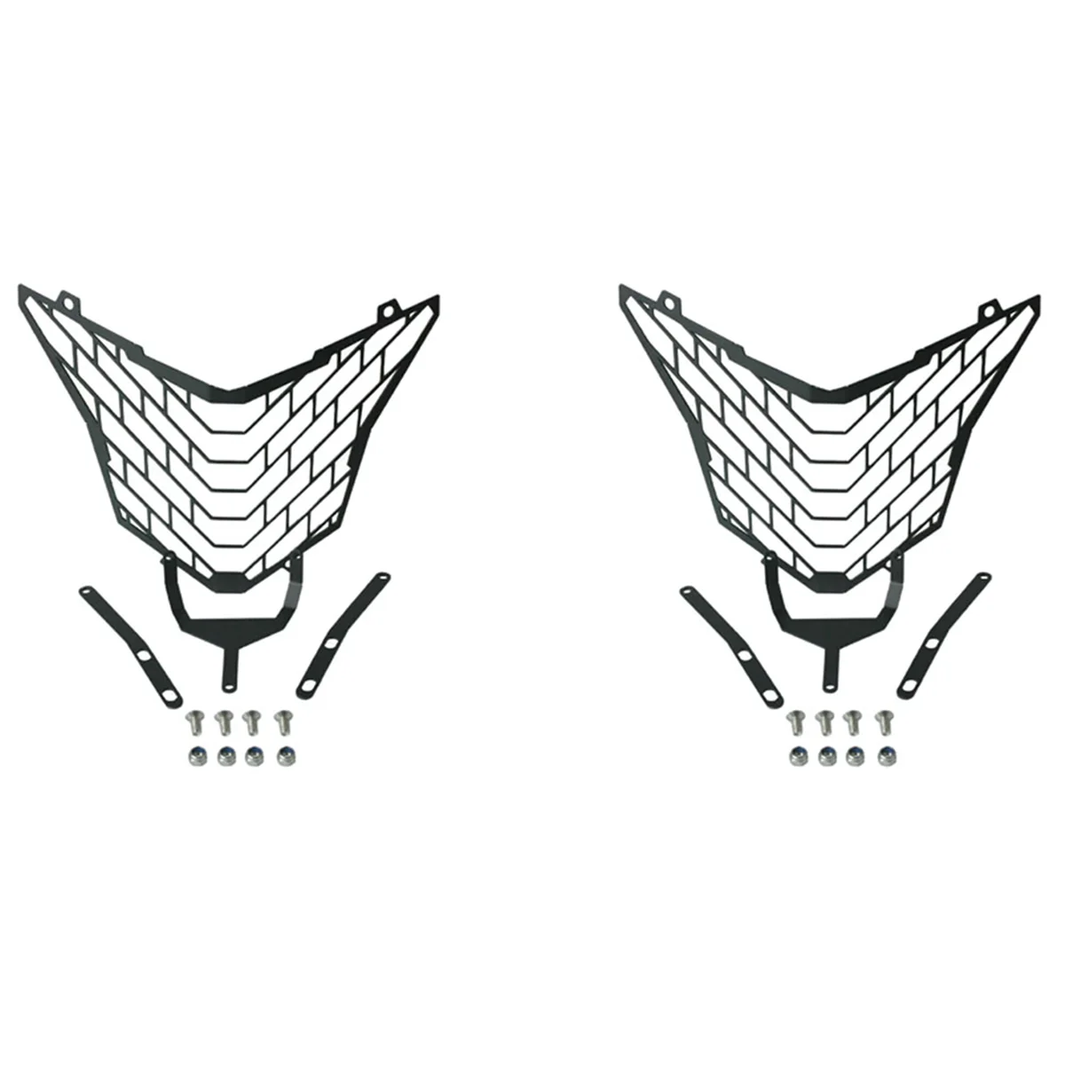 

2X Motorcycle Head Light Lamp Light Grille Guard Cover Protector for Honda CB500X 2013-2018