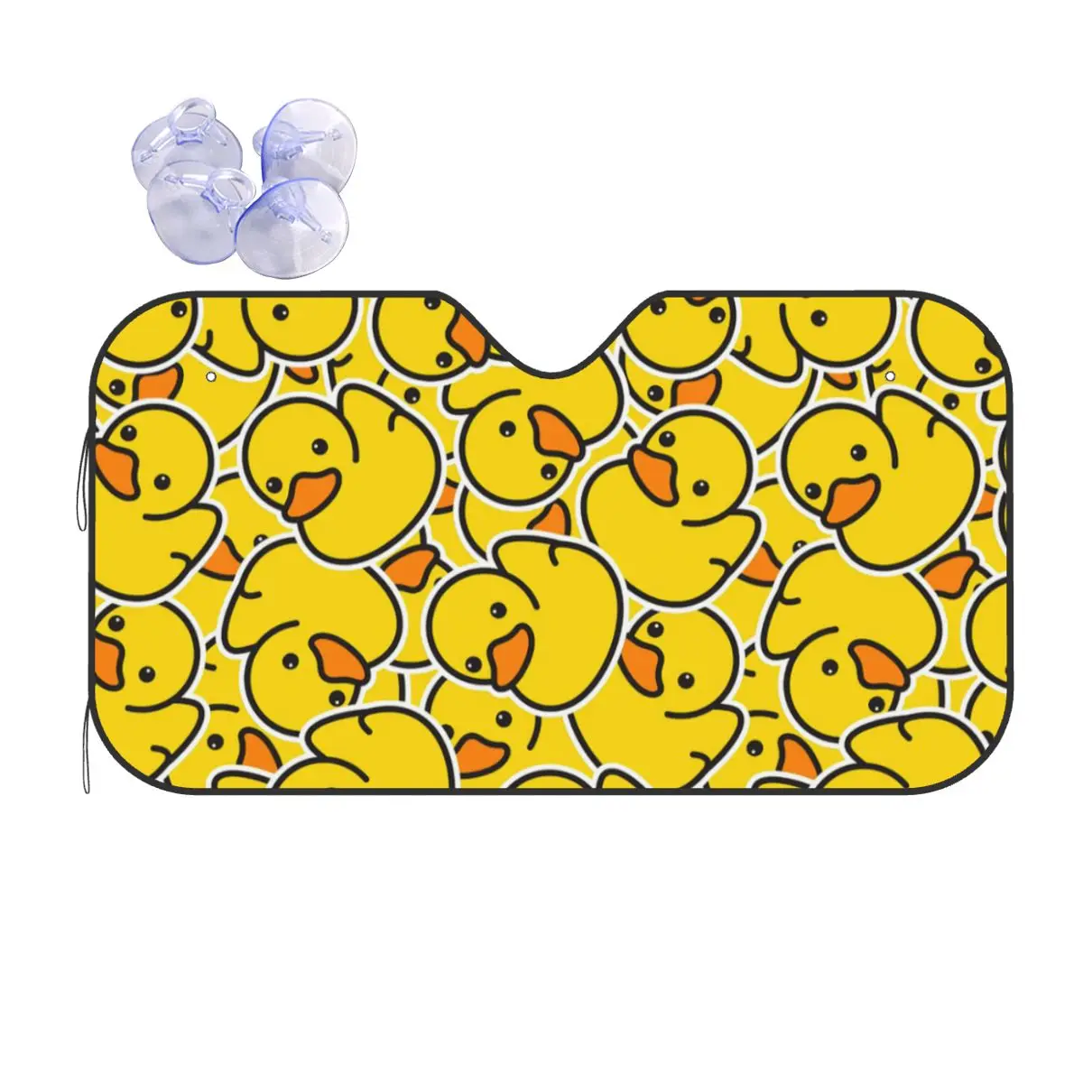 

Yellow Duck Windshield Sunshade Cute Cute Cover Front Block Window 76x140cm Car Window Windscreen Cover Heat Reflector