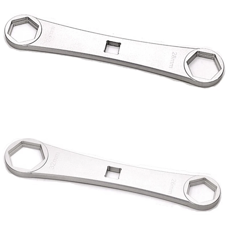 

CNC Aluminum Bike Wrench Suspension Forks Top Cap Wrench Spanner Remover Tool Bicycle Repair Accessories