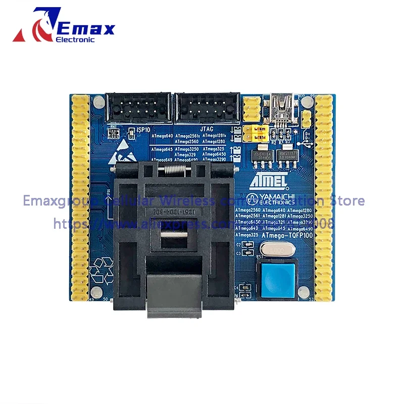 Тестовое сиденье ATmega-TQFP100 + ATMEL ISP для ATmega2560 ATmega2561 ATmega3290 640 1280 1281 3250 TQFP100 QFP100