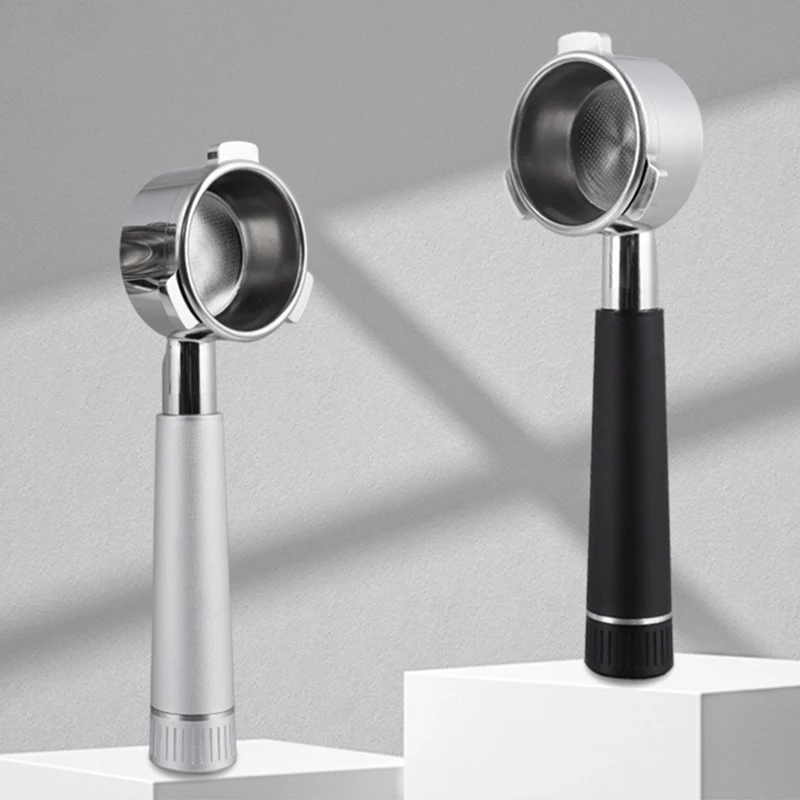 

Высококачественная портативная кофемашина без дна из нержавеющей стали, ручка для кофе, новинка 2023, профессиональная прочная ручка для коф...