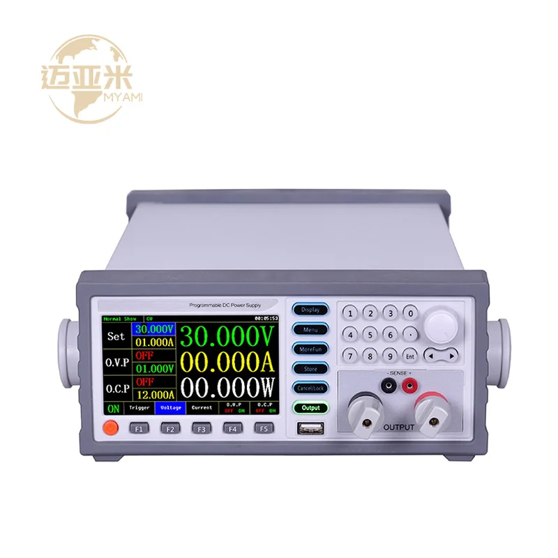 

Switching Power Supply Laboratory Regulated Adjustable 60V 10A Programmable Variable Dc MY-K6010C-PC