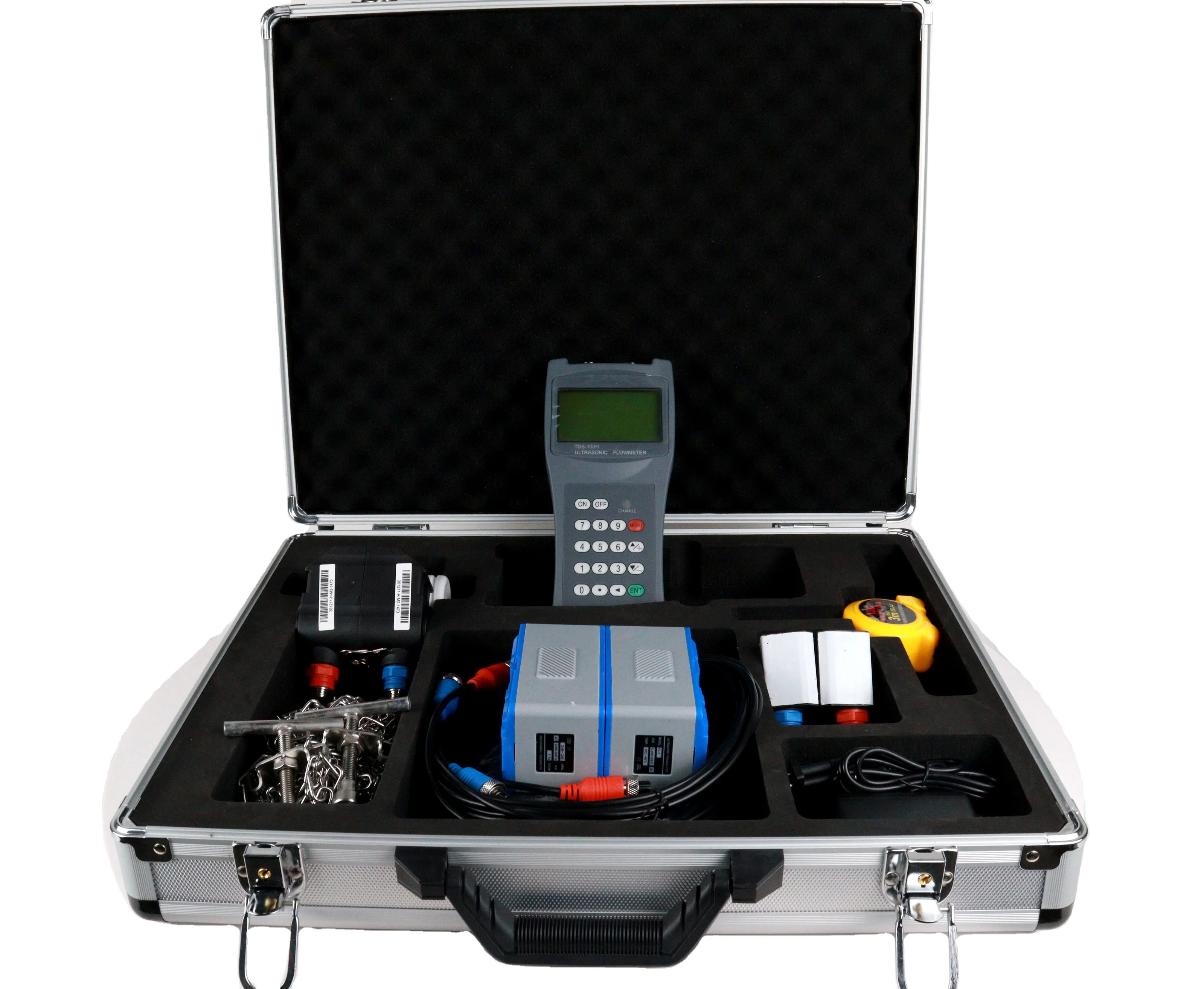 

Multi-pulse technology chargeable battery power liquid water flowmeter handheld ultrasonic flow meter