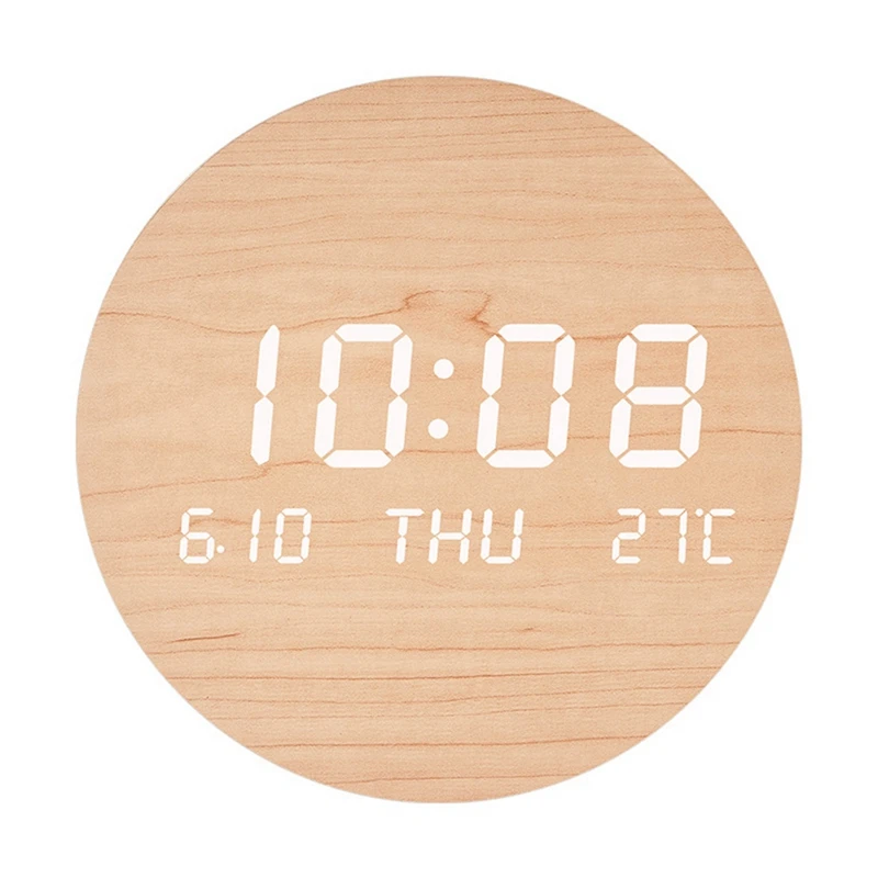 LED Wall Clock Duration Clock Wall-Mounted Digital Wall Clock Night Light Clock Fashionable Clock Wall Clock