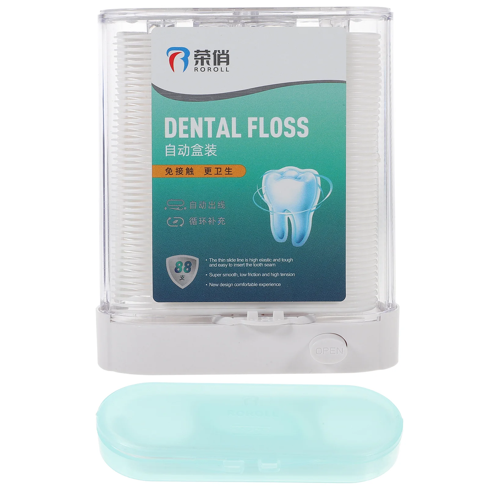 

2 Boxes Black Stand Automatic Boxed Dental Floss Convenient Picks Threader Professional Teeth Clean Flosses Pp Travel