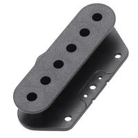 2 pcs black plastic single coil slug bobbins bridge pickup coverslidshelltop for electric guitar