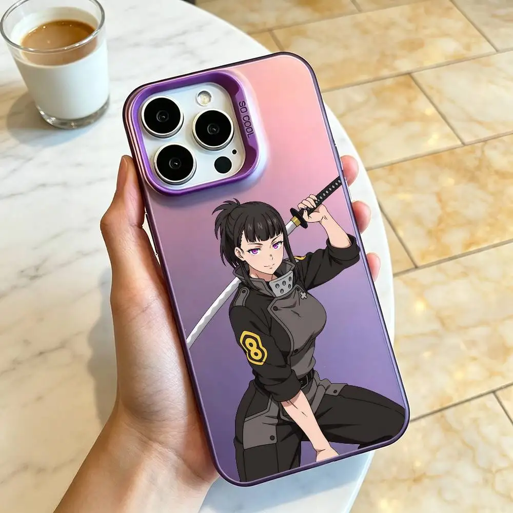 Чехол для телефона Fire F-Force M-Maki Oze для iPhone 17, 16, 15, 14, 13, 12, 11 Plus, Pro Max, XS, цветной серебристо-черный. (art.: 3920dcdbd63d5) - 3920dcdbd63d5