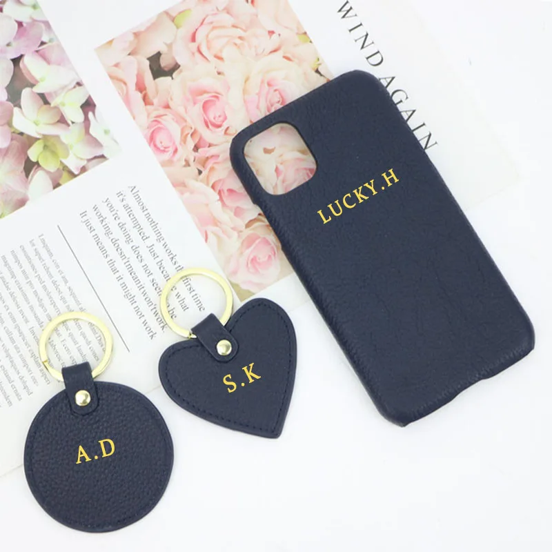 

Бесплатная Новинка, оригинальное наименование под заказ, Оригинальный чехол для iPhone11 12 13 Pro Max, подарочный набор, брелок с круглым сердцем 7 8 ...