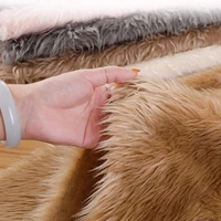 25x50m plush faux fur fabric 3cm long pile mongolian fur fabric for diy doll hair garment patchwork sewing material