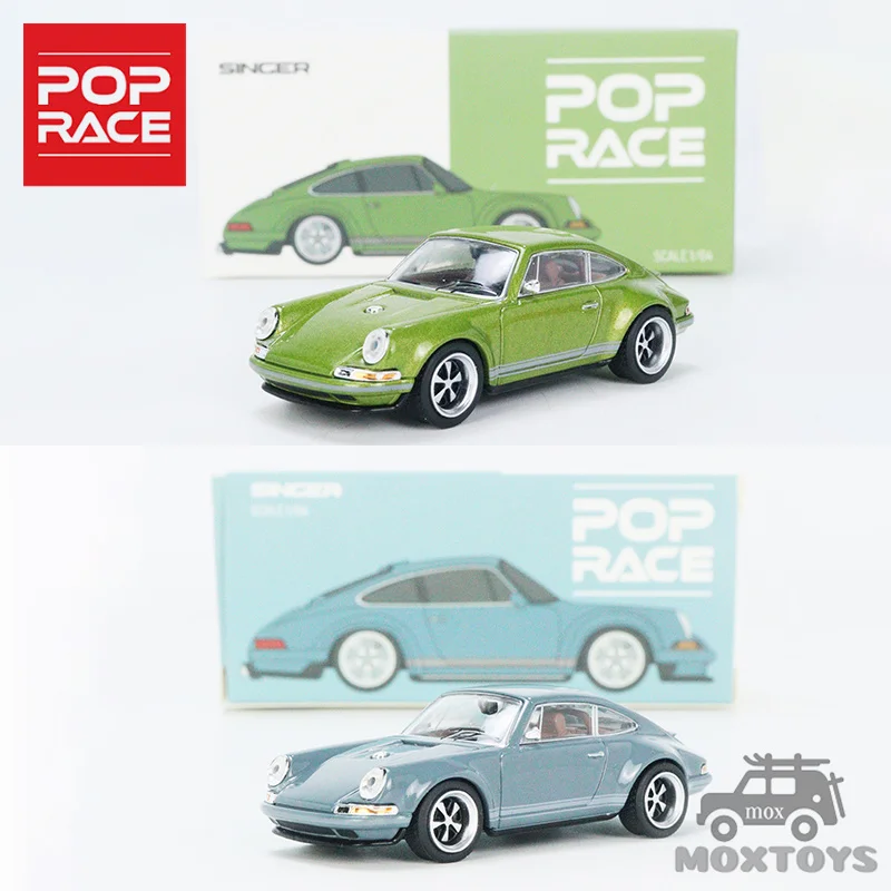 

Модель автомобиля под давлением POPRACE 1:64 Singer 911 (964)