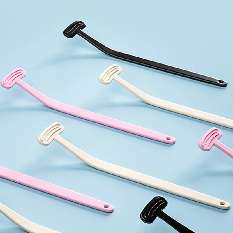 Скребок для языка очистители многоразовая щетка очистки полости рта и здоровья