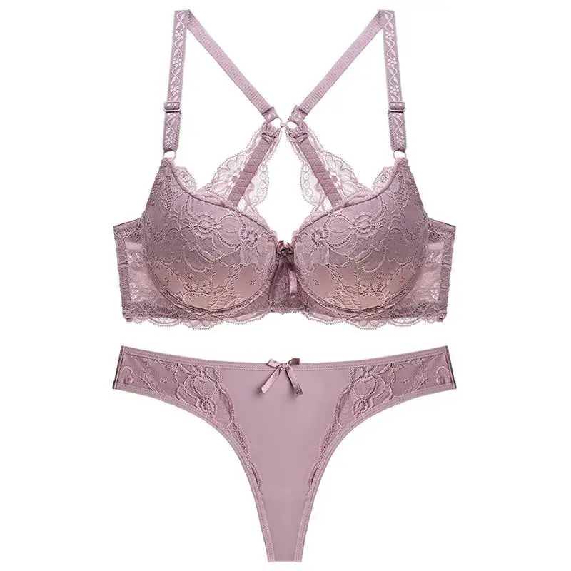 

COZOK Women Clothing Lingerie Set Sexy Women Plus Size Corset Lace Floral Bralette Bra Two Piece Underwear Women's Panties Suit