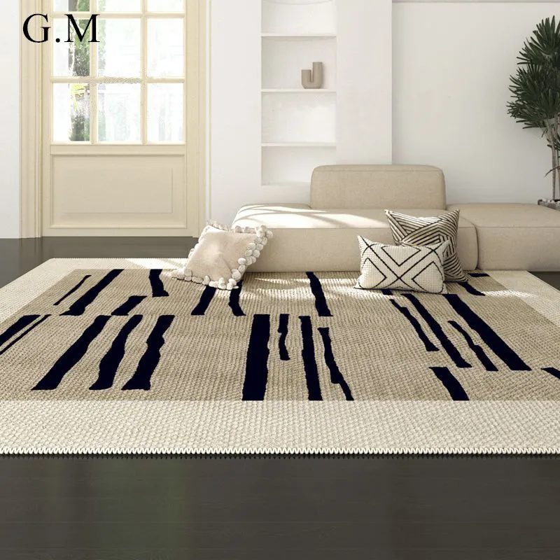 

Nordic Luxury Loop Pile Anti Slip Waterproof Carpet for Living Room Bedroom Ins Style Large Area Rugs Home Washable Floor Mats