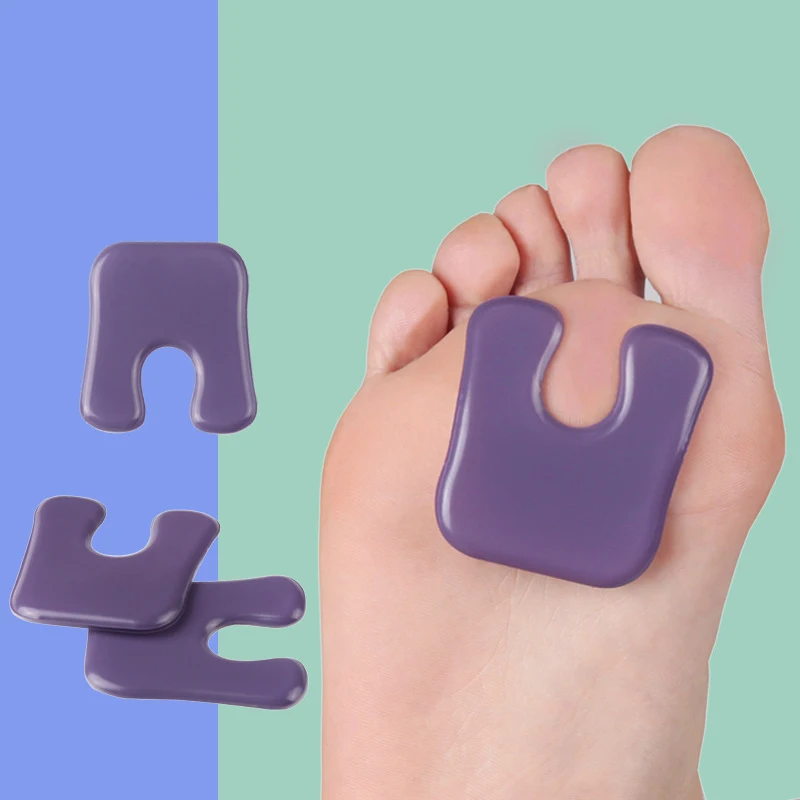 

1Pair Callus Cushions Shoes Heel Pad Silicone U-shaped Toe Foot Corn Bunion Protectors Pads