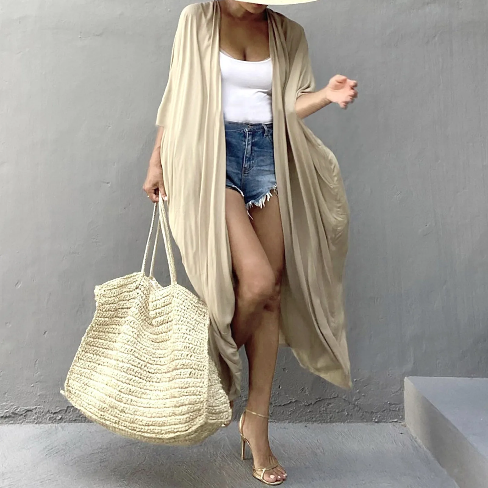 Womens Cardigan Long Sleeve Sweater Women's Soild Beach Outwear Cardigan  Bohemian Styles Womens Button down Cardigan - купить по выгодной цене |  AliExpress
