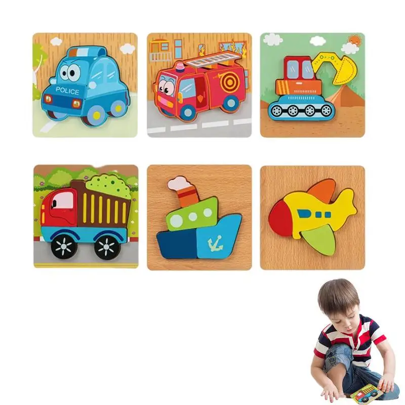 

Wooden Puzzles For Kids Montessori Educational Wooden Puzzles Set Multifunctional Anti Swallow Kids Toys Non Slip For