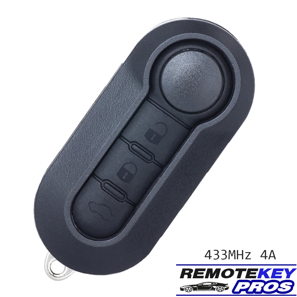 Фото DIYKEY 433 МГц 4A Чип-ключ-пульт с 3 кнопками для Fiat STRADA MOBI UNO FIORINO E MAIS №1