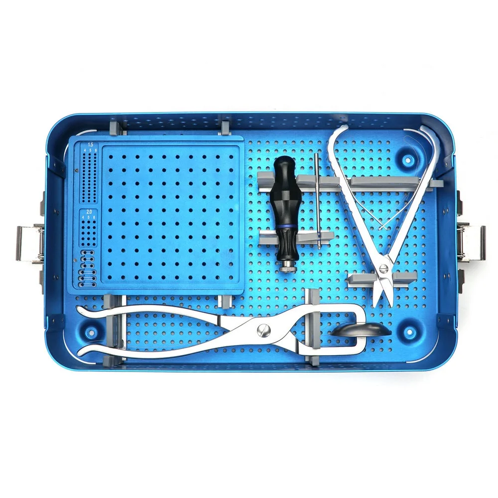 

Guaranteed Quality Medical Bone Surgery Titanium Mesh Maxillofacial Plates Instrument Set Orthopedic Surgical Implants