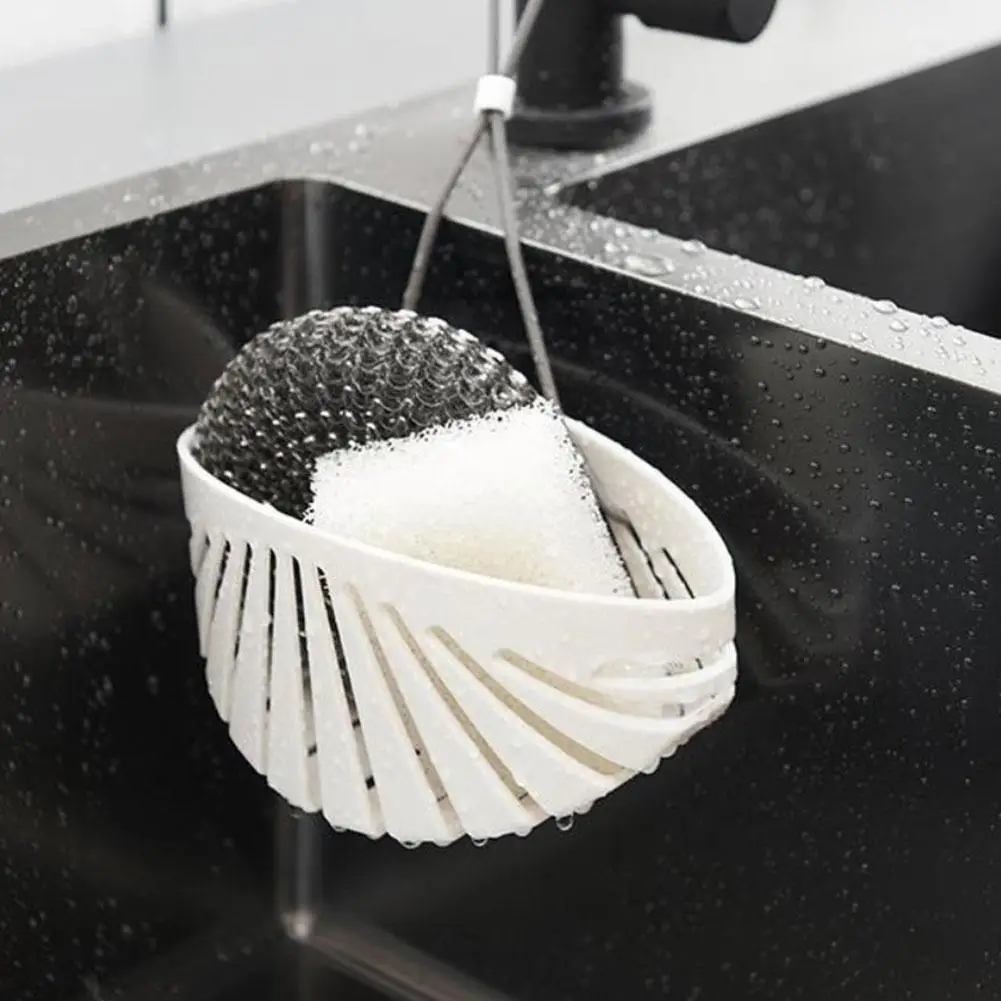 

1pc Kitchen Utensils Sink Drain Hanging Bag Small Storage Rack Rack Sink Basket Storage Storage Basket Drain Supplies Hangi U5o2