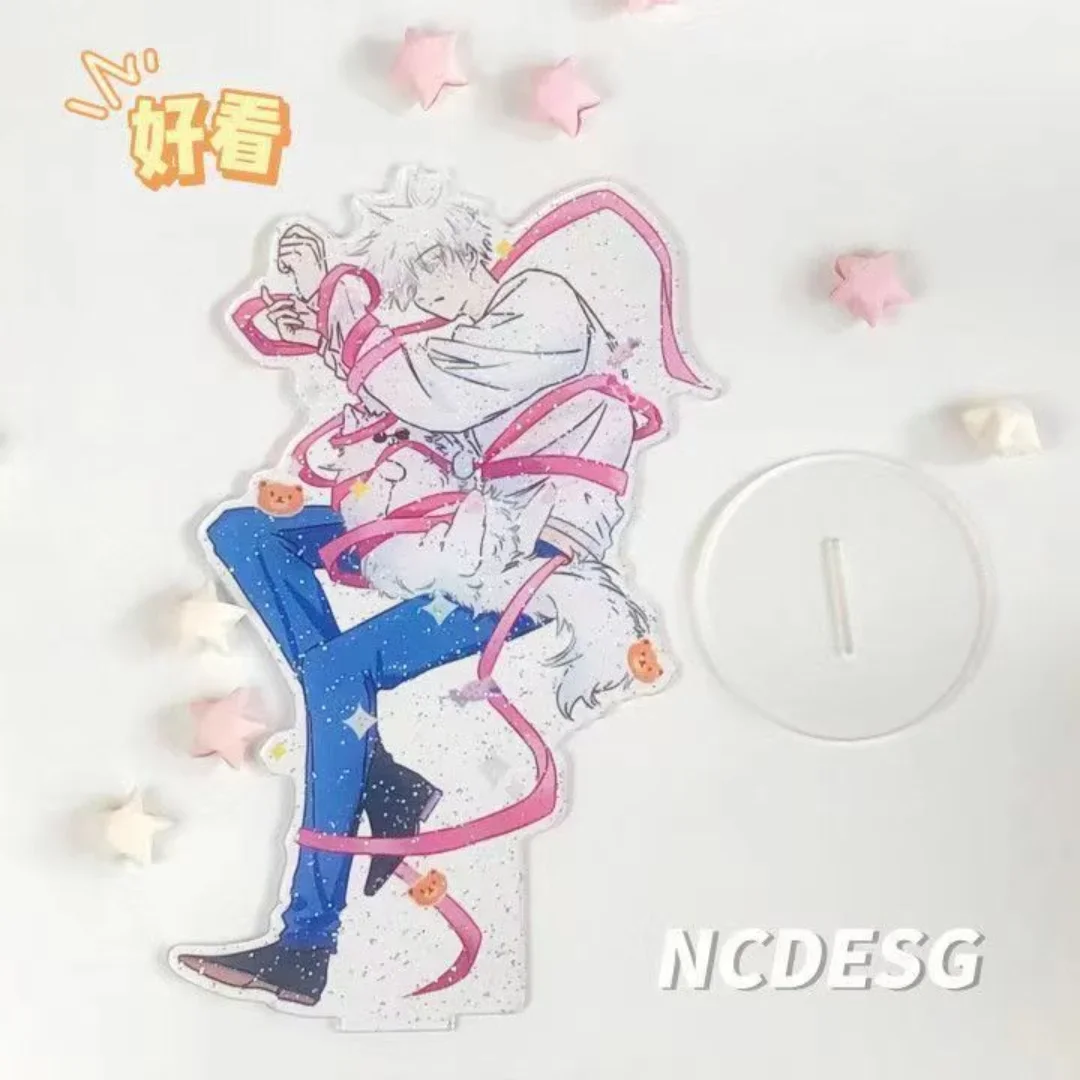 Игрушка Anime Jujutsu Kaisen Gojo Satoru Model Toy Acrylic Stand Desk Decor Standing Plates Collection Gifts