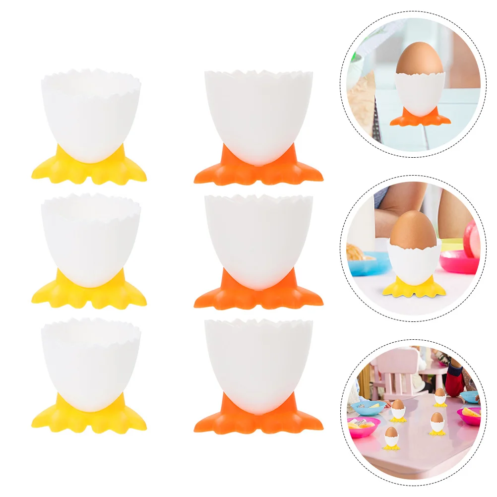 

Egg Cups Cup Holder Stand Holders Boiled Container Kitchen Kids Lunch Breakfast Rack Storage Tray Supporter Serving Plates