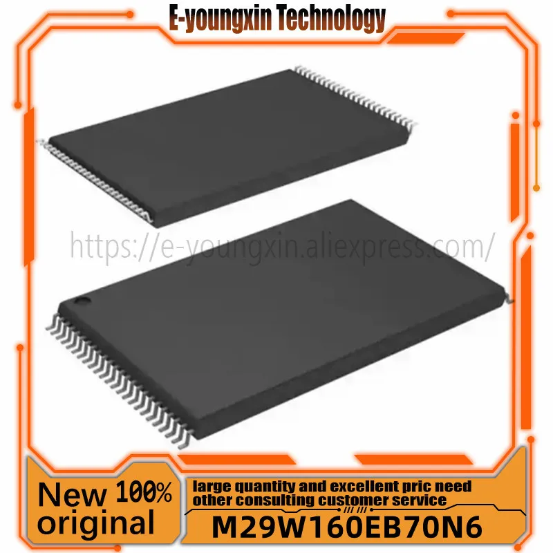 

10pcs/lot M29W160EB70N6 M29W160EB 70N6 TSOP-48 in stock