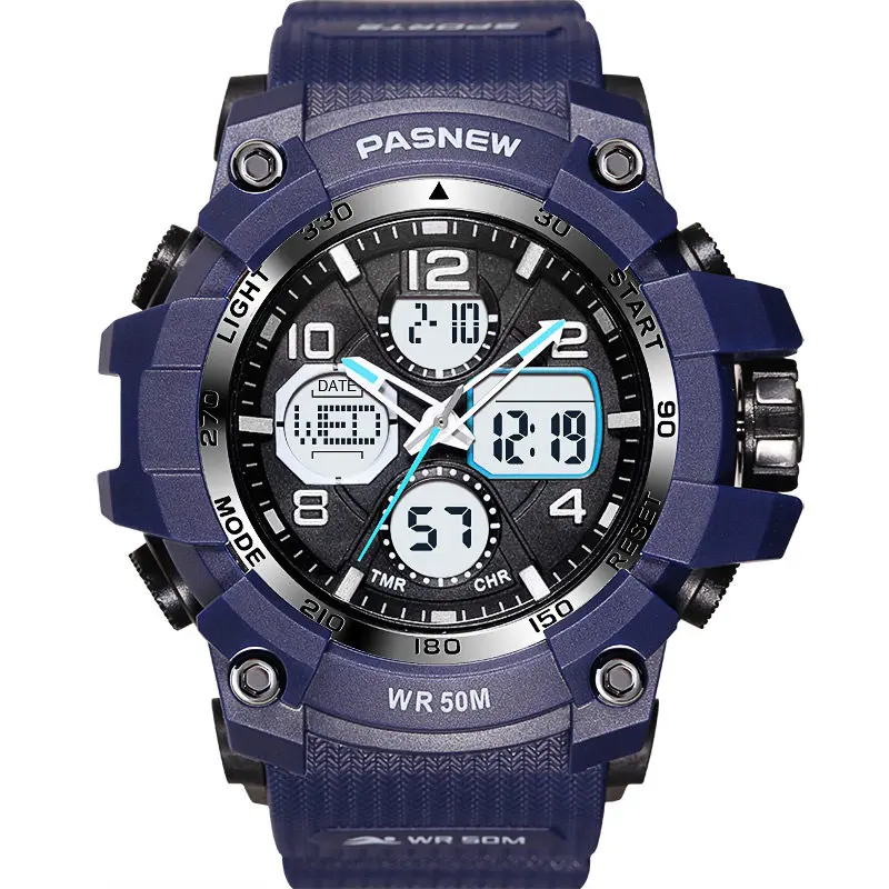 

Trending Products 2022 New Men's Sports Electronic Watches Multifunctional Watches Waterproof Watches Gifts for Boyfriend