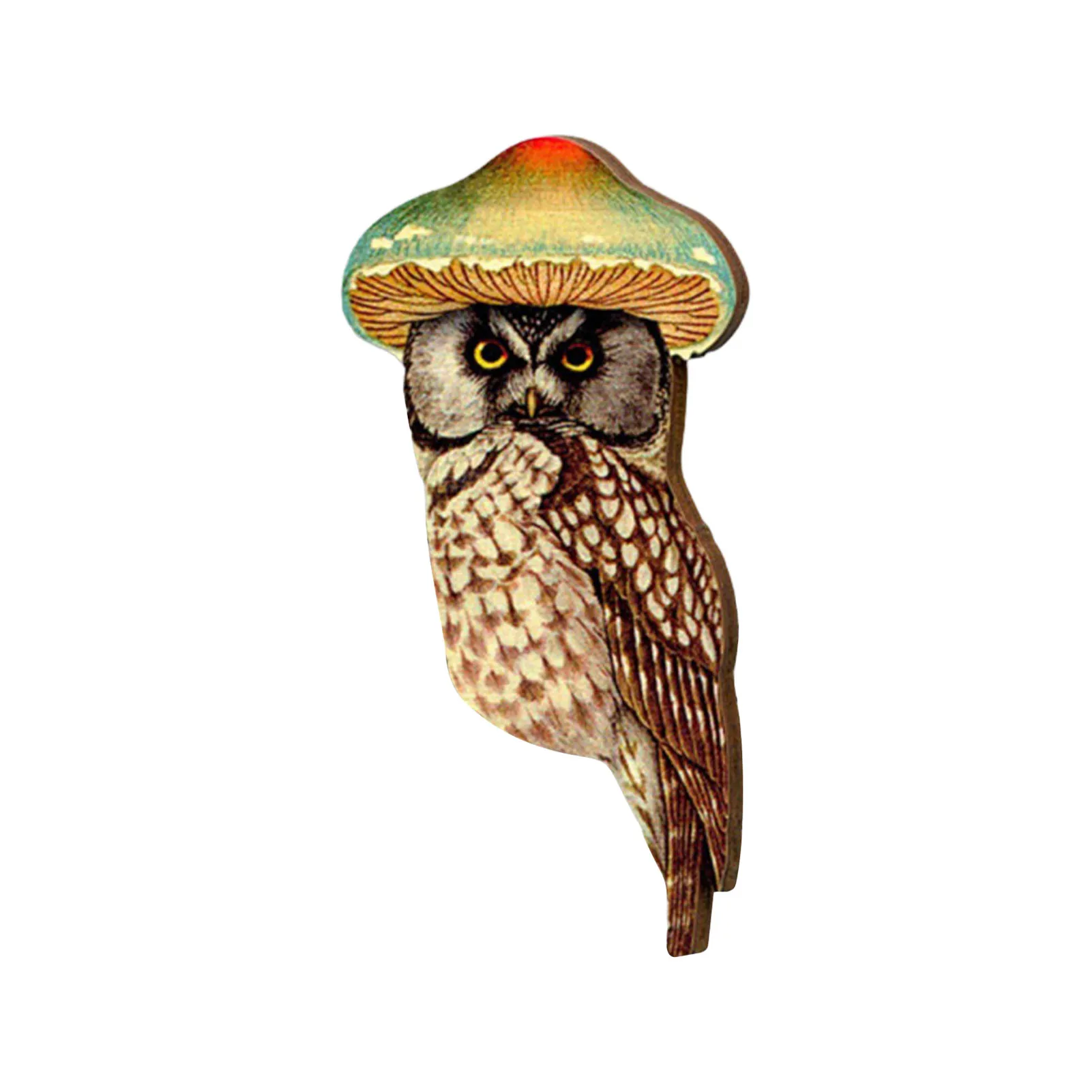 

Деревянная брошь в виде птицы, булавки и броши в виде совы, милый волшебный животный, булавка на лацкан, винтажная женская модель, 1 шт., пингв...