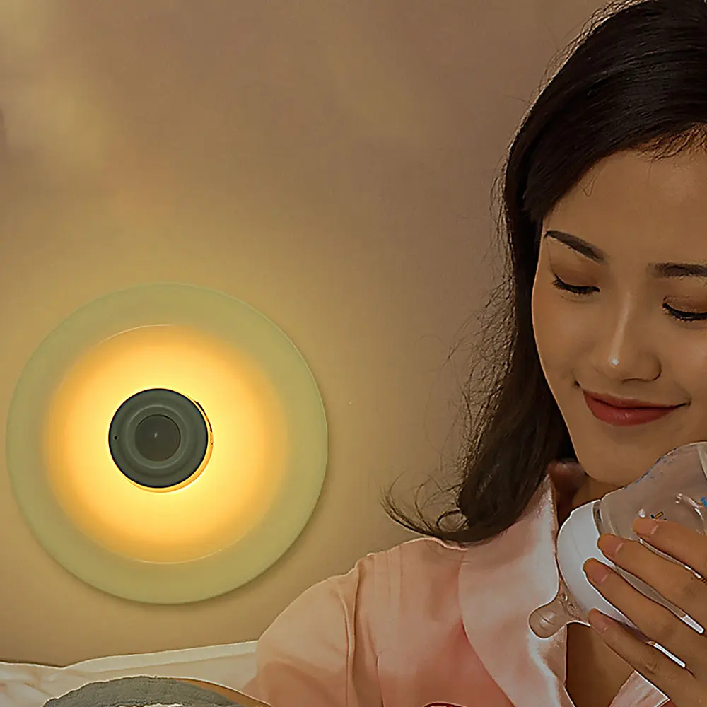 

Usb Charging Motion Sensor Led Lamp Wireless Rechargeable Small Night Light Dropshipping